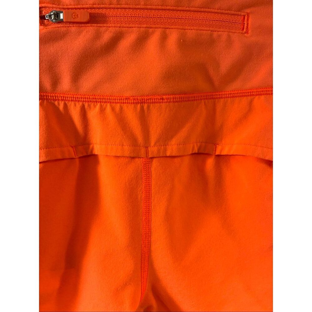 Lululemon Speed Up Shorts In Tangerine Size 4 - image 5